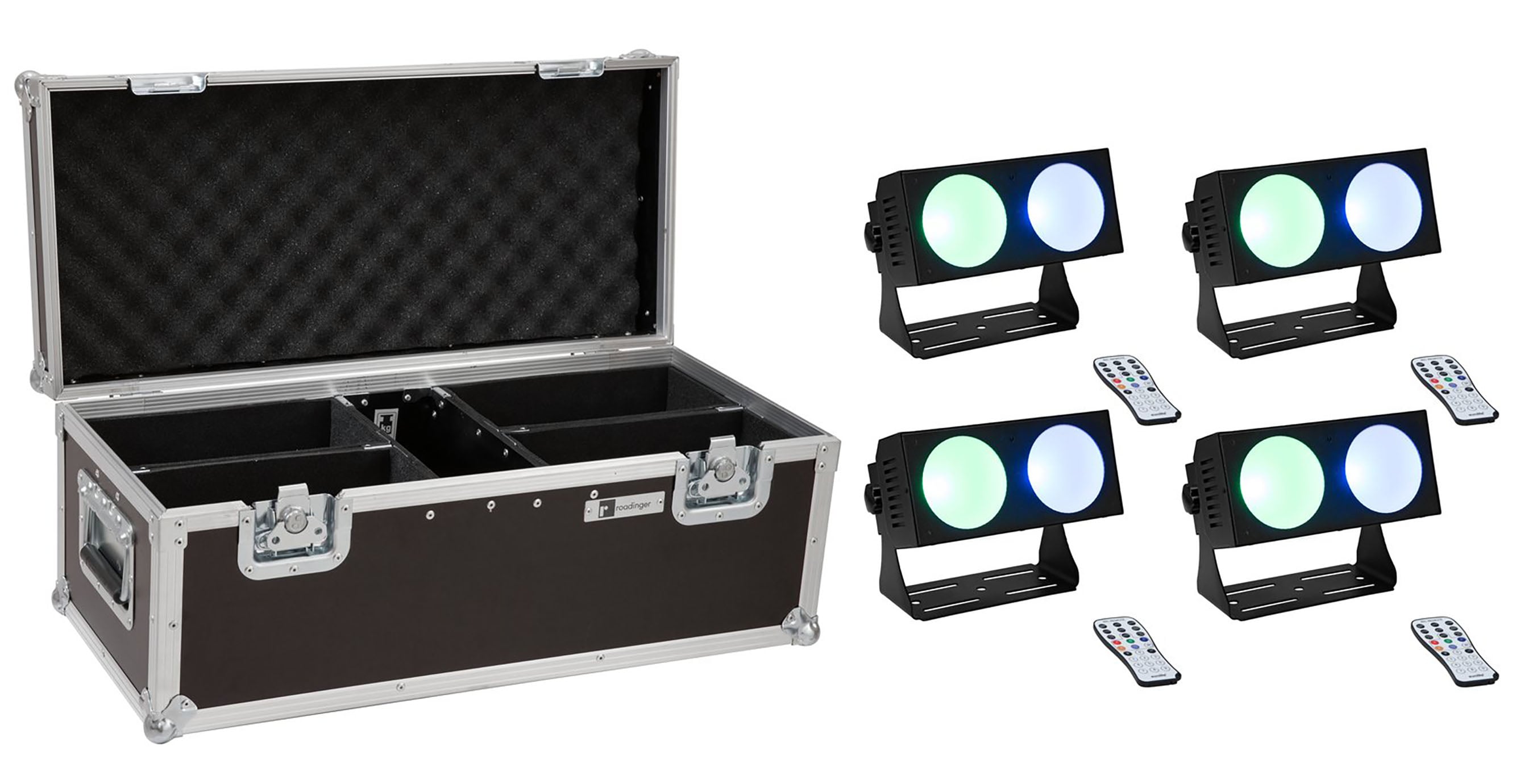Eurolite Set 4x Barra LED CBB-2 COB RGB+ Maletin Set 4x Barra LED CBB-2 COB RGB+ Maletin