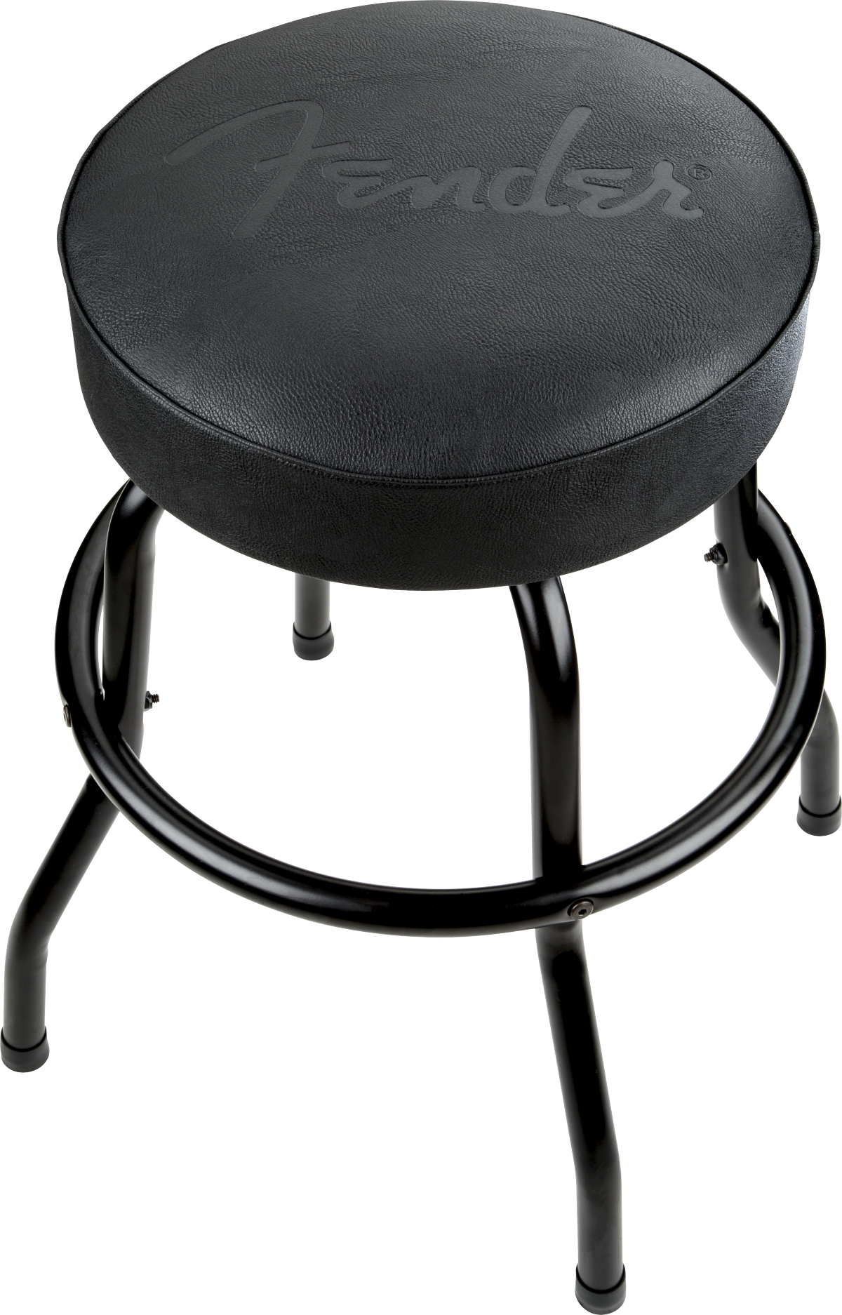 Fender Taburete de Bar 24" con Logo en Relieve Negro Taburete de Bar 24"