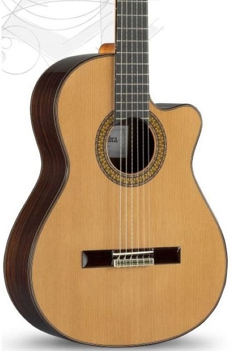 Alhambra 9P CW E8 Guitarra Clásica Cutaway Estuche Incluído 9P CW E8
