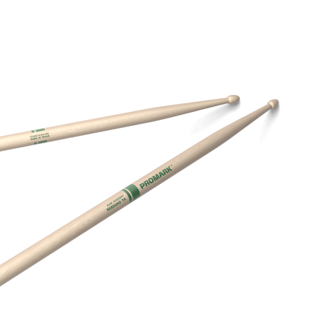 ProMark RBHR535AW Baqueta Rebound 7A Raw Nogal americano con punta de bellota RBHR535AW