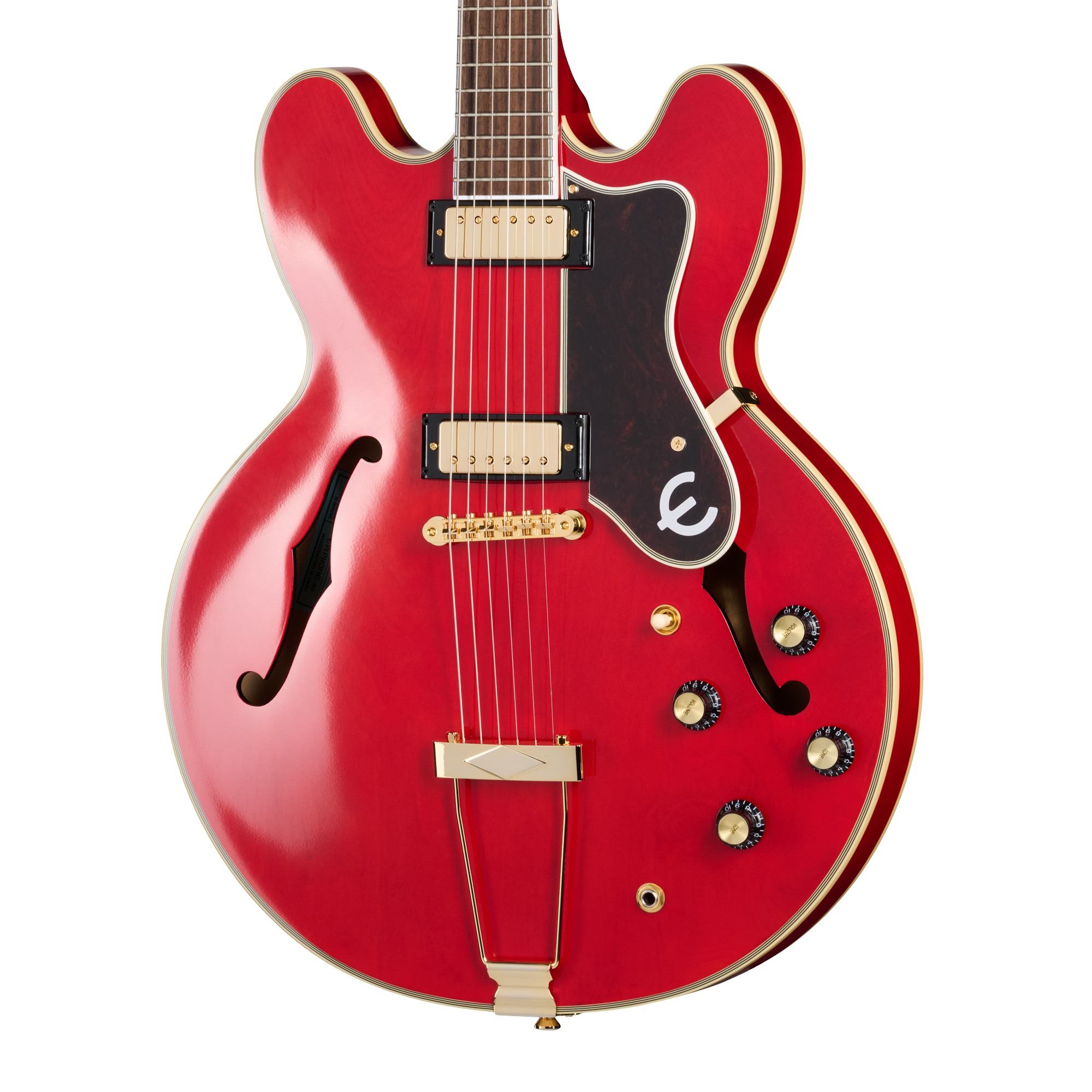 Epiphone Masterbilt Gem Archer Sheraton Cherry Red Guitarra Eléctrica Estuche Incluído Masterbilt Gem Archer Sheraton Cherry Red