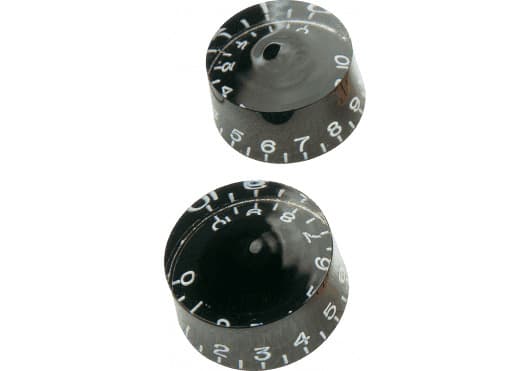 Yellow Parts Set Botonera Gibson Style (2 unidades) - Negro ADIEZ1219B