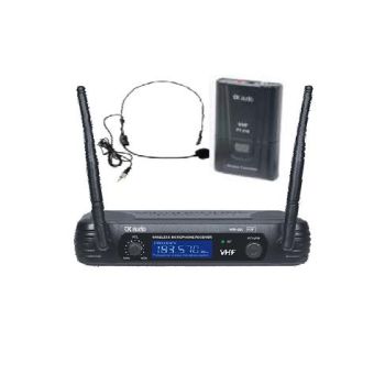 Ek audio sistema inalámbrico de cabeza vhf