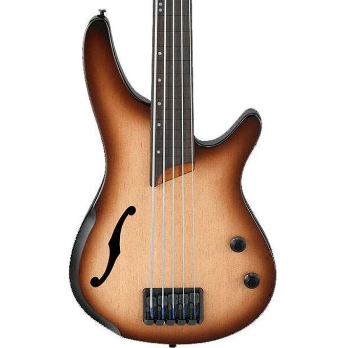 Ibanez SRH505F-NNF 5 cuerdas Freetless Natural Browned Burst Flat SRH505F-NNF