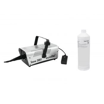 Eurolite set snow 3001 máquina de nieve + líquido 1l