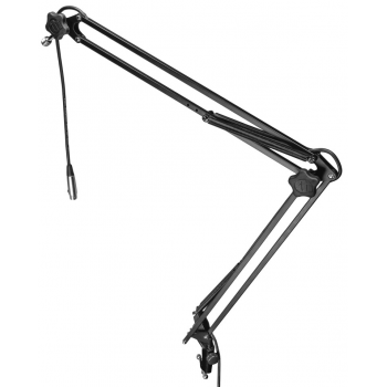 Adam hall stba01 soporte de mesa para micrófono con cable xlr integrado