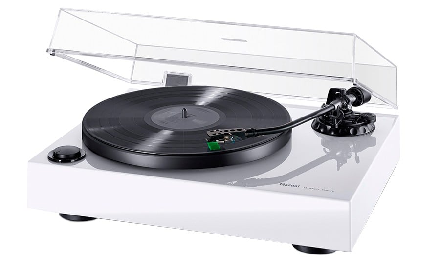 Magnat MTT990 White Giradiscos Traccion Directa con cápsula Audio Technica AT 95E MTT990 White
