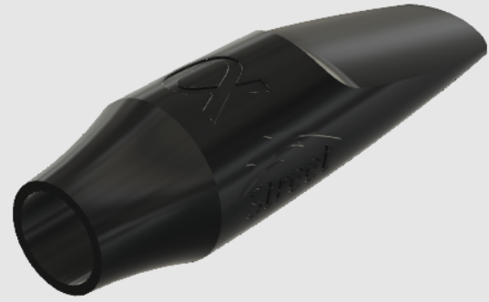 Aulos SAPA5SBK Boquilla Para Saxo Alto Pro Street A5 Negro SAPA5SBK