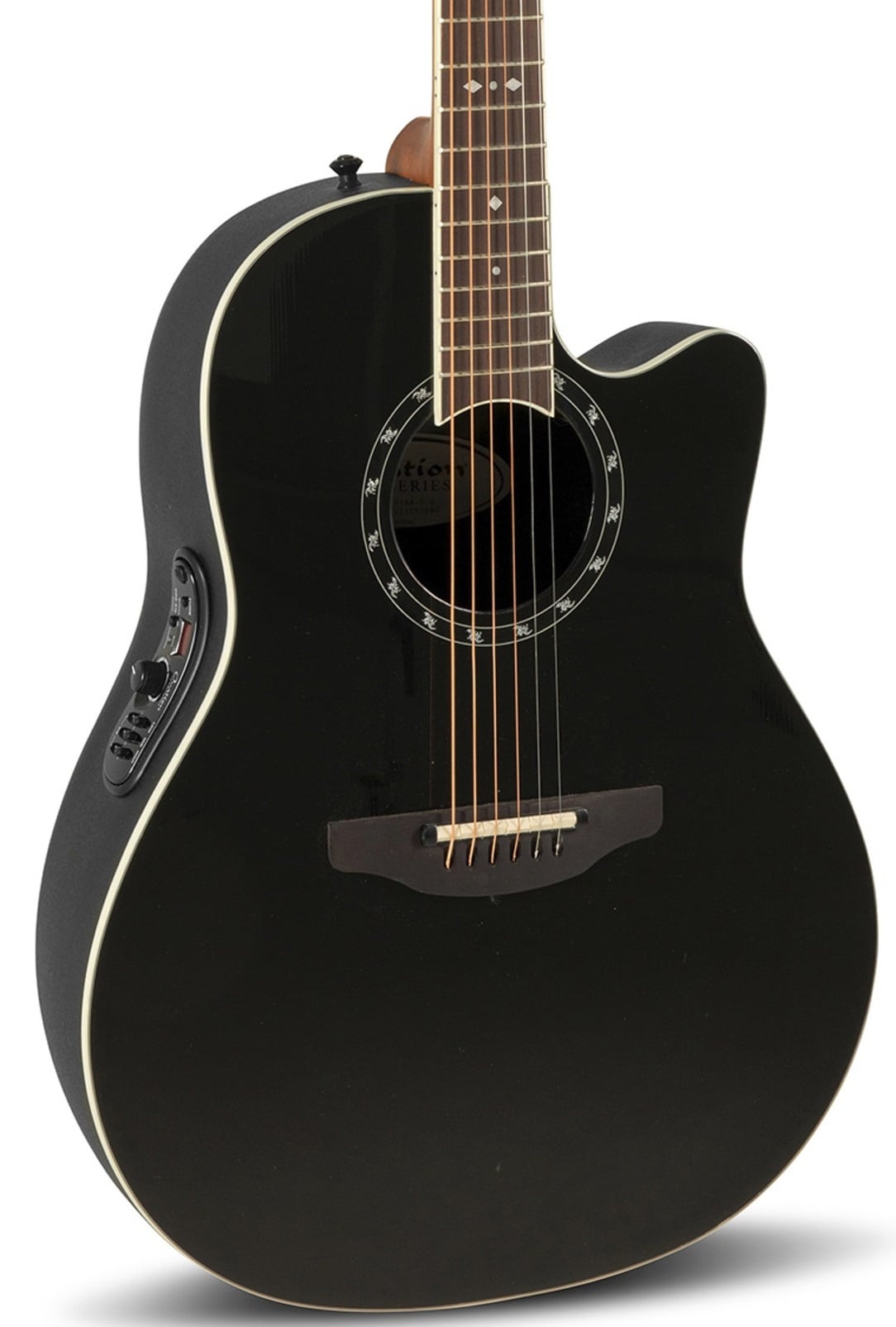 Ovation 2771AX-5-G Standard Balladeer Deep Contour Cutaway Black Guitarra electro-acústica 2771AX-5-G