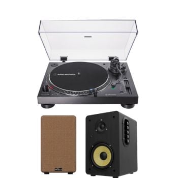 Audio technica at-lp120xusb negro + wiibo neo 100 v2 black