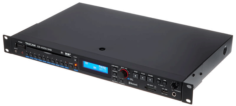 Tascam CD-400U DAB Reproductor de CD/SD/USB con Receptor de Radio y Bluetooth Tascam CD-400U