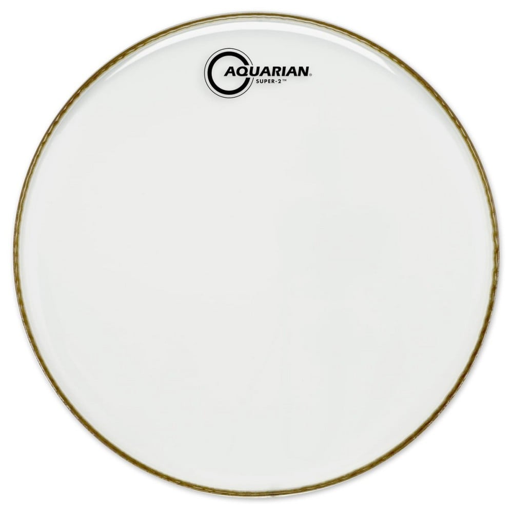 Aquarian Drumheads SUPER 2 CLEAR TT 14 S2-14 Parches Para Tom SUPER 2 CLEAR TT 14 S2-14