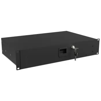 Audibax Pro Rack Drawer 2U 280 K Cajón con Llave para Rack