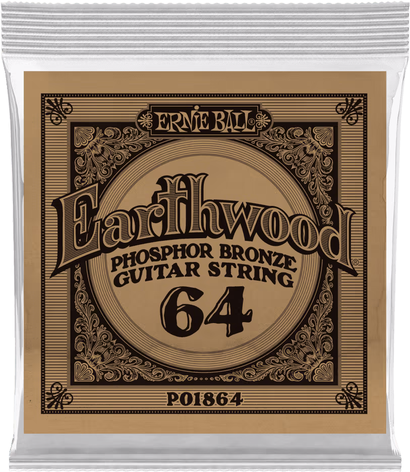 Ernie ball cuerda acústica earthwood phosphor/bz .064