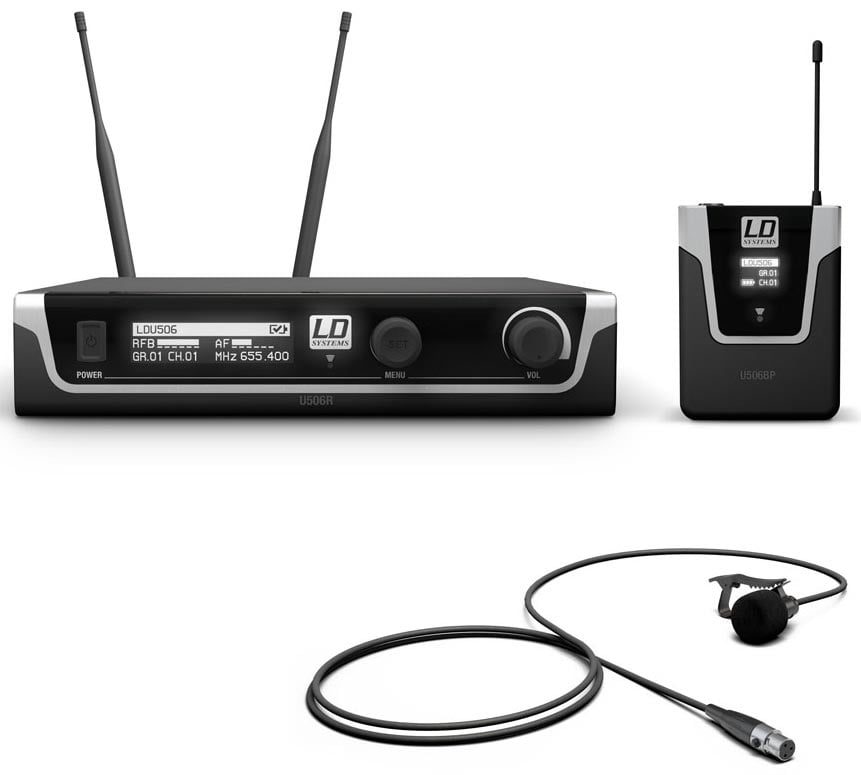LD SYTEMS U506 BPL Micrófono Inalámbrico de Solapa U506 BPL