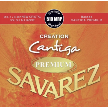 Savarez 510-mrp creation cantiga premium roja clasica cuerdas para guitarra tensión media