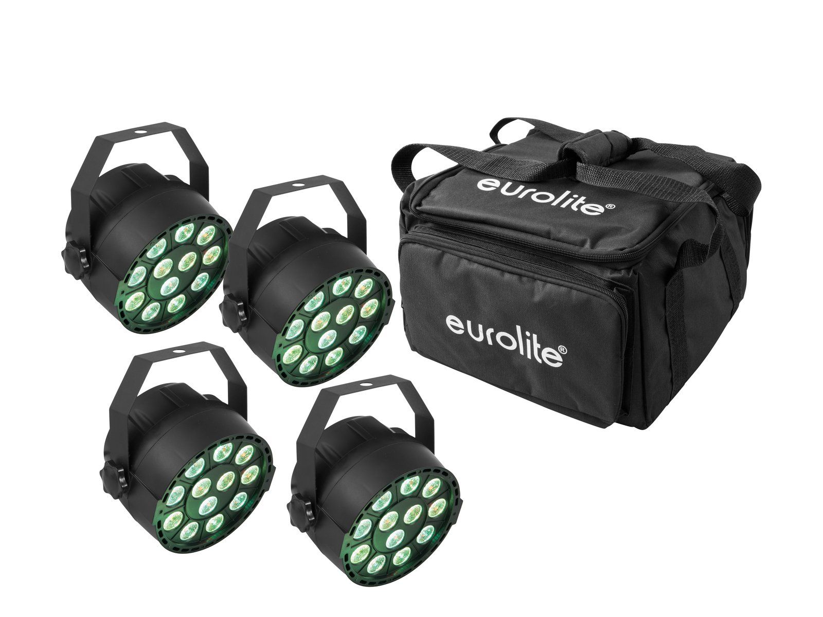 Eurolite Set 4 x LED Party TCL Spot + Soft-Bag Bolsa Set 4 x LED Party TCL Spot + Soft-Bag Bolsa