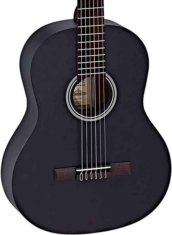 Ortega RST5 MBK Guitarra Clásica para Estudio 4/4 Black RST5MBK