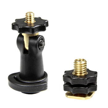 Rycote camera clamp shoe adaptor adaptador de brazo giratorio de 3/8