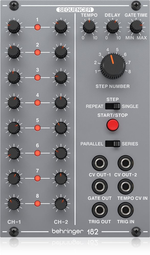 Behringer 182 Sequencer Módulo Sintetizador Eurorack 182 SEQUENCER