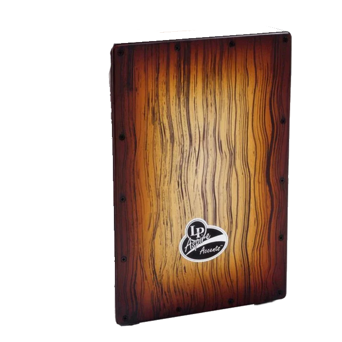Latin percussion placa frontal cajon aspire y aspire accent sun burst streak (abedúl/álamo)