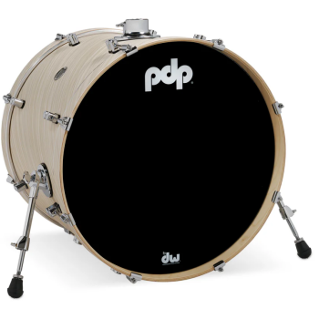 Drum workshop pdcm1822kkti bombo 22x18 concept maple twisted ivory
