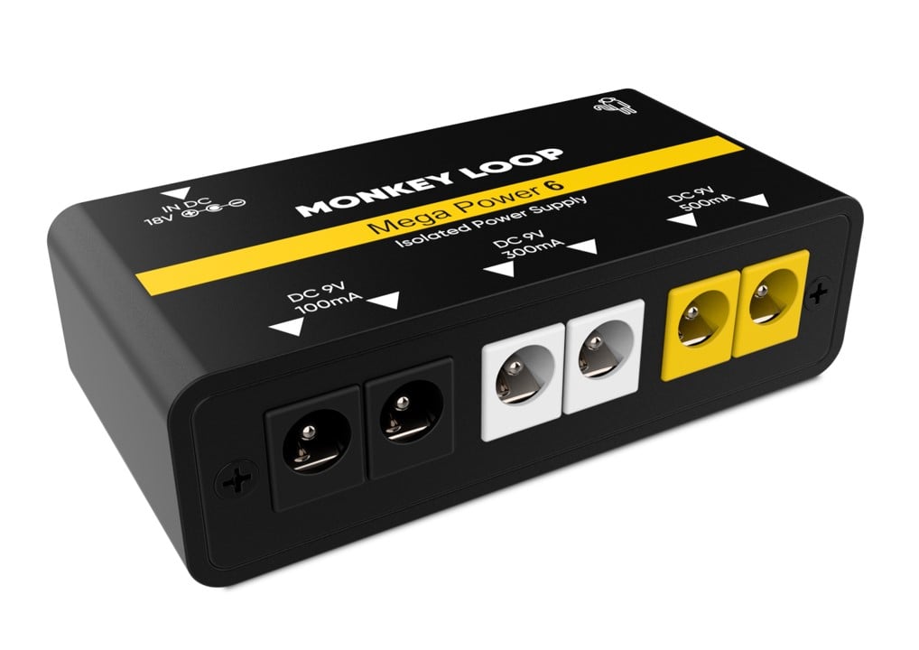 Monkey Loop Mega Power 6 Fuente Alimentación Para Pedales Mega Power 6