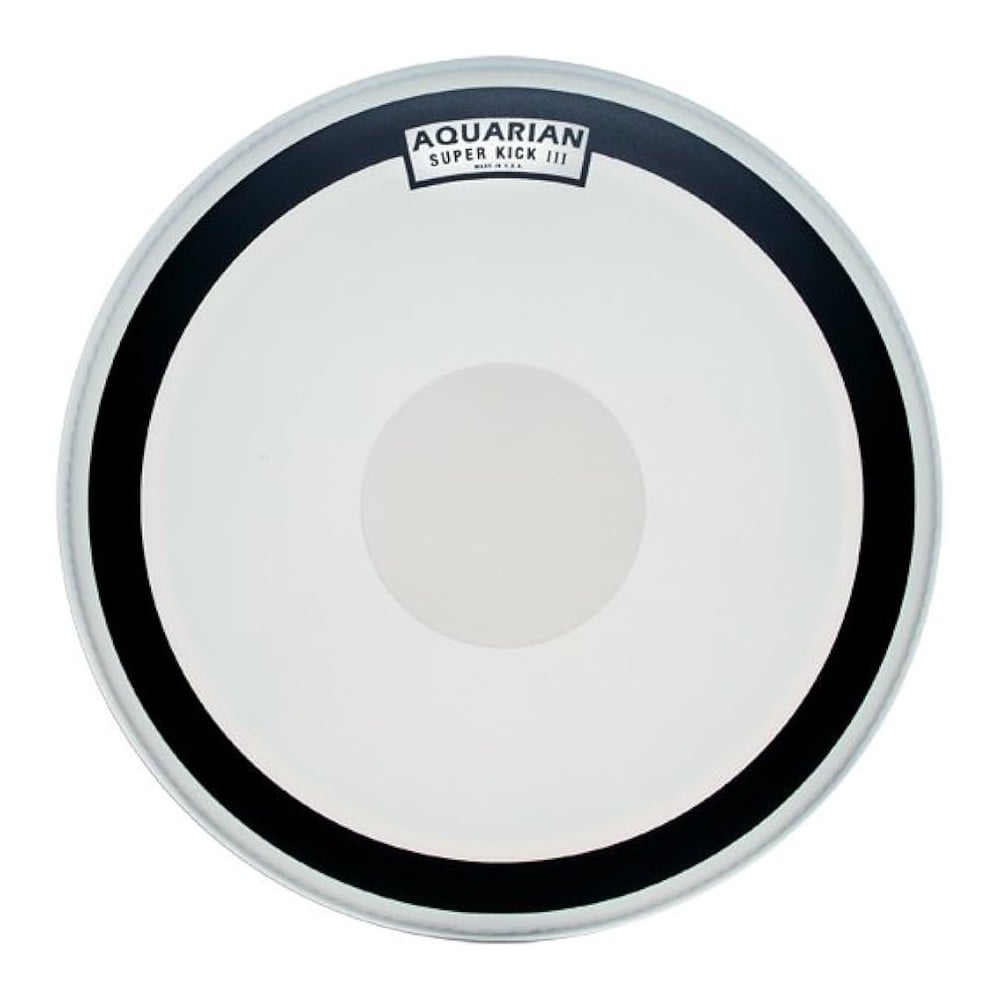 Aquarian Drumheads SUPER KICK III COATED WHITE BD 16 SKIII16 Parche Para Bombo SUPER KICK III COATED WHITE BD 16 SKIII16