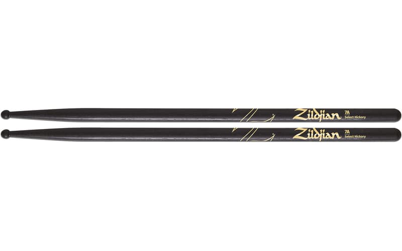 Zildjian PZAZ7AB Baquetas 7A Z Hickory Black PZAZ7AB