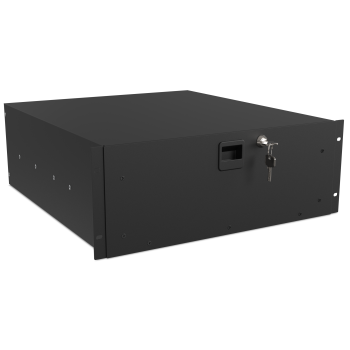 Audibax pro rack drawer 4u 500 k cajón con llave para rack