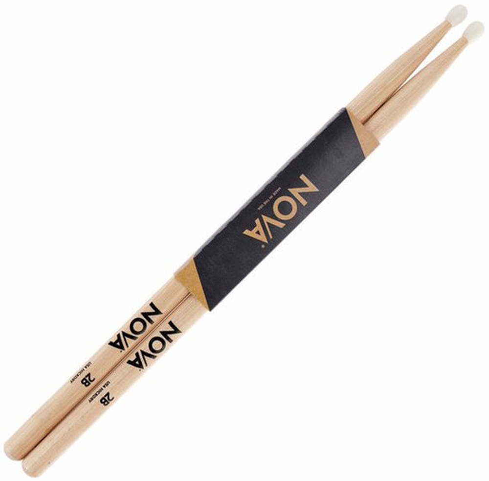 Vic Firth Baquetas Nova 2BN Hickory Nylon Tip 2BN Nova Hickory Nylon Tip