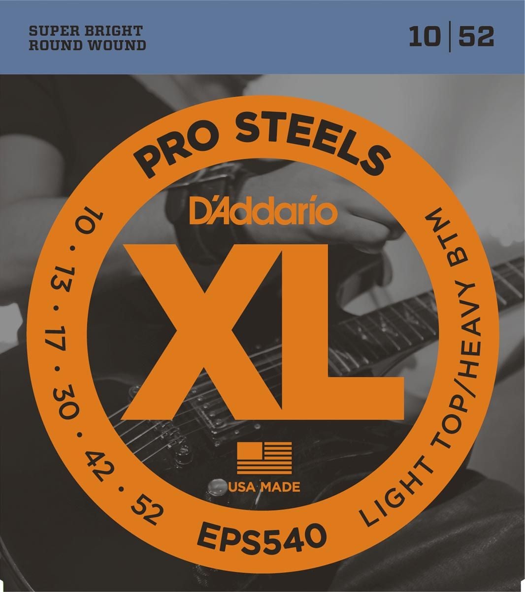 D´addario EPS540 Light Top/Heavy Bottom Cuerdas para Guitarra Eléctrica EPS540