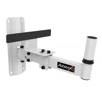 Audibax Neo 20 White Soporte de Pared para Altavoz Profesional Vaso 35mm