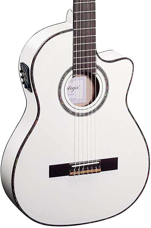 Ortega RCE145WH Guitarra Clásica White RCE145WH