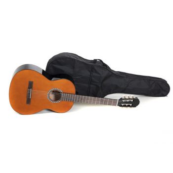 Gewa ps510180 guitarra clásica basic set 4/4 color nogal