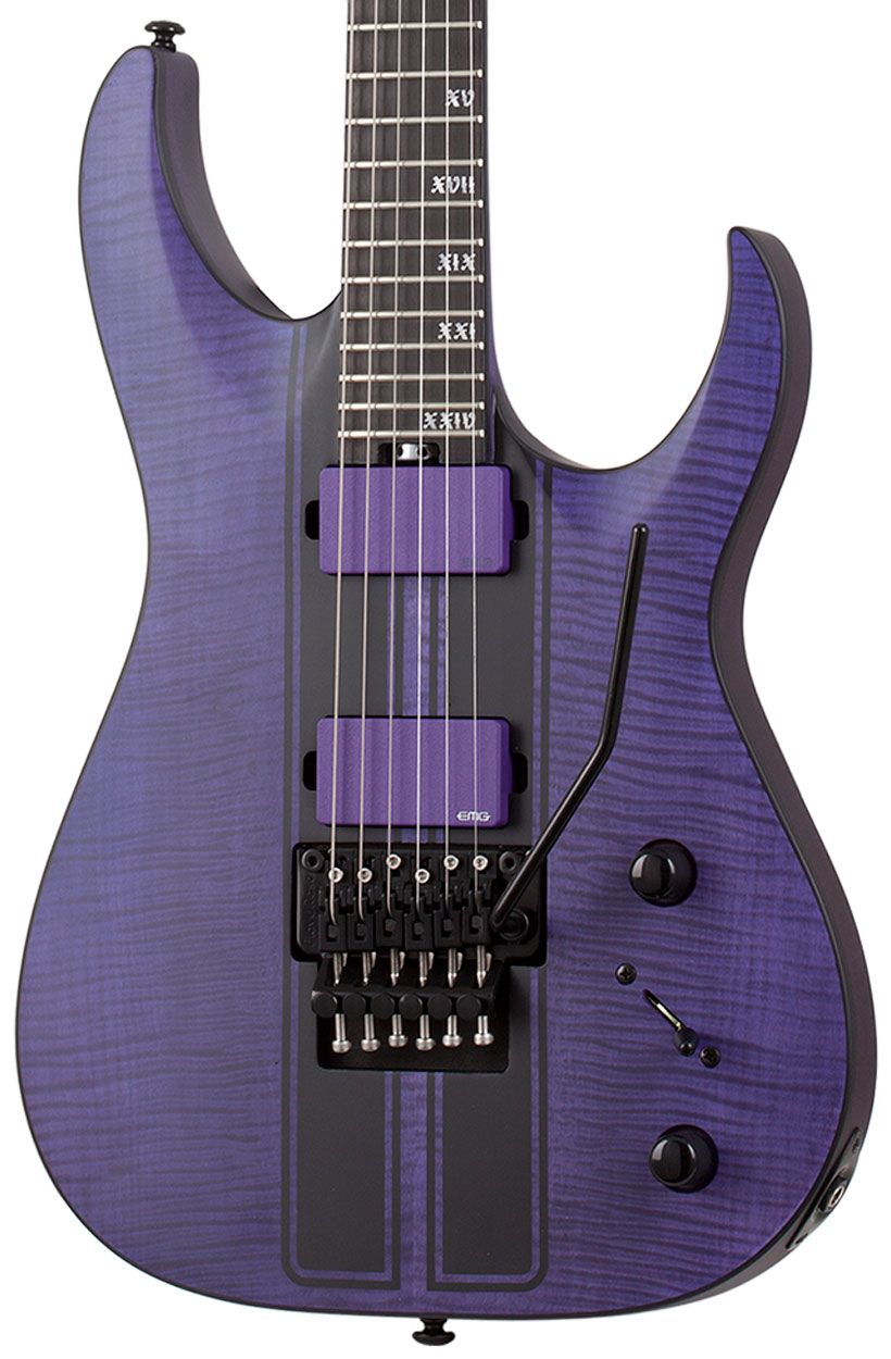 Schecter Banshee GT FR Satin Trans Purple. Guitarra Eléctrica BANSHEE GT-FR TPUR