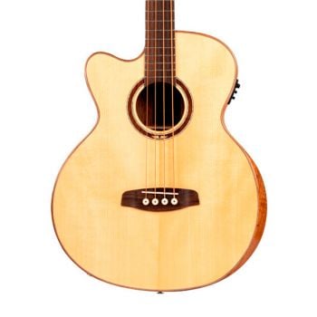 Ortega stripsu.acb-l. bajo acústico para zurdos + funda