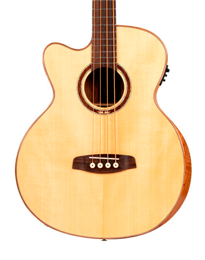 Ortega STRIPSU.ACB-L. Bajo Acústico para Zurdos + Funda STRIPSU.ACB-L