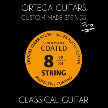 Ortega nyp8 juego cuerdas para guitarra clásica