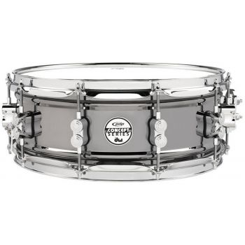 Drum workshop pdp caja black nickel over steel de 14x5,5 pulgadas