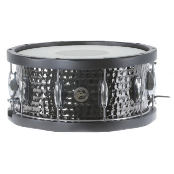 Gretsch drums s1-6514wh-bsh caja full range hammered black steel 14x6,5