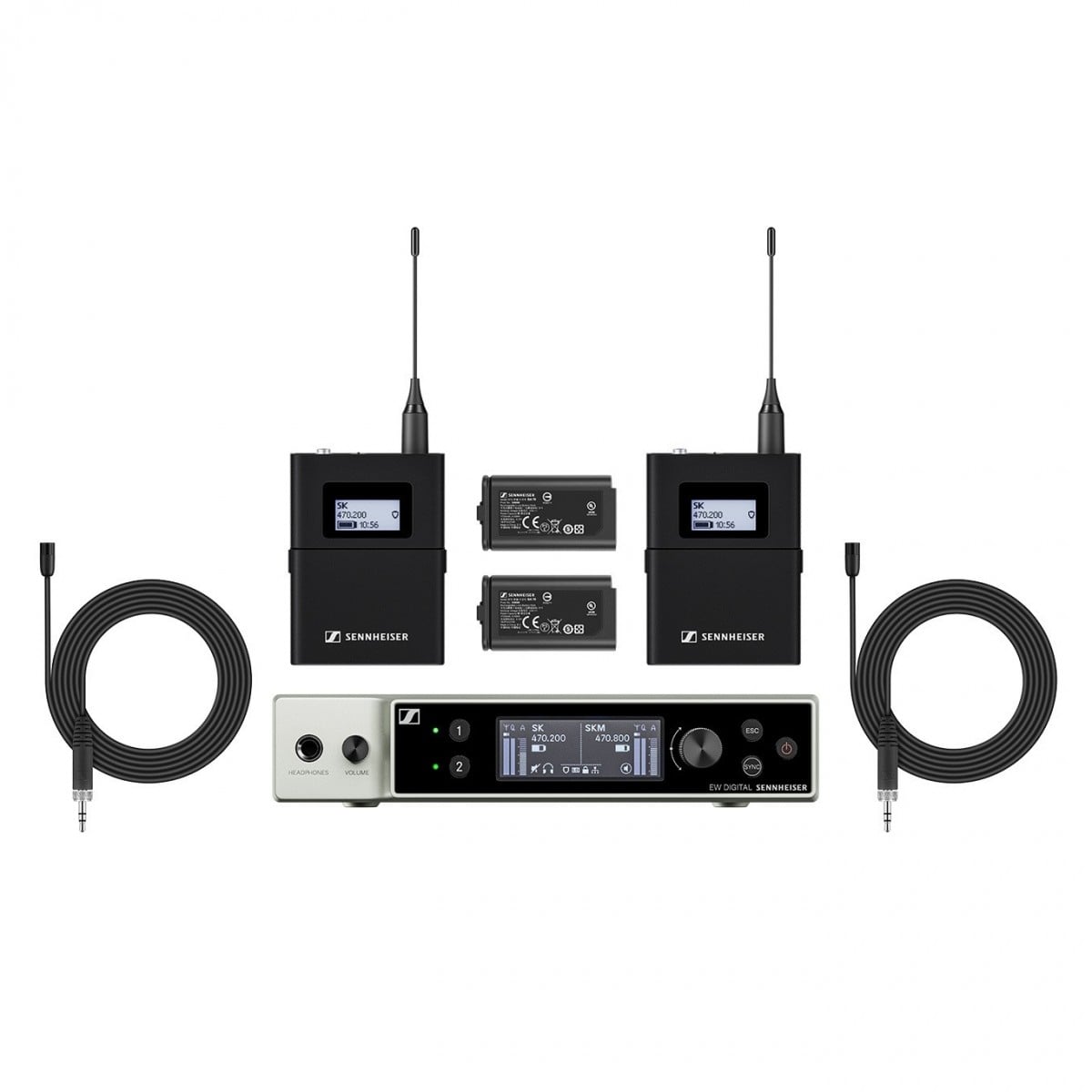 Sennheiser EW-DX MKE2 Set R1-9 Sistema Dígital de Solapa EW-DX MKE2 Set R1-9