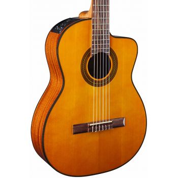 Takamine gc1ce-nat guitarra clásica electrificada cutaway
