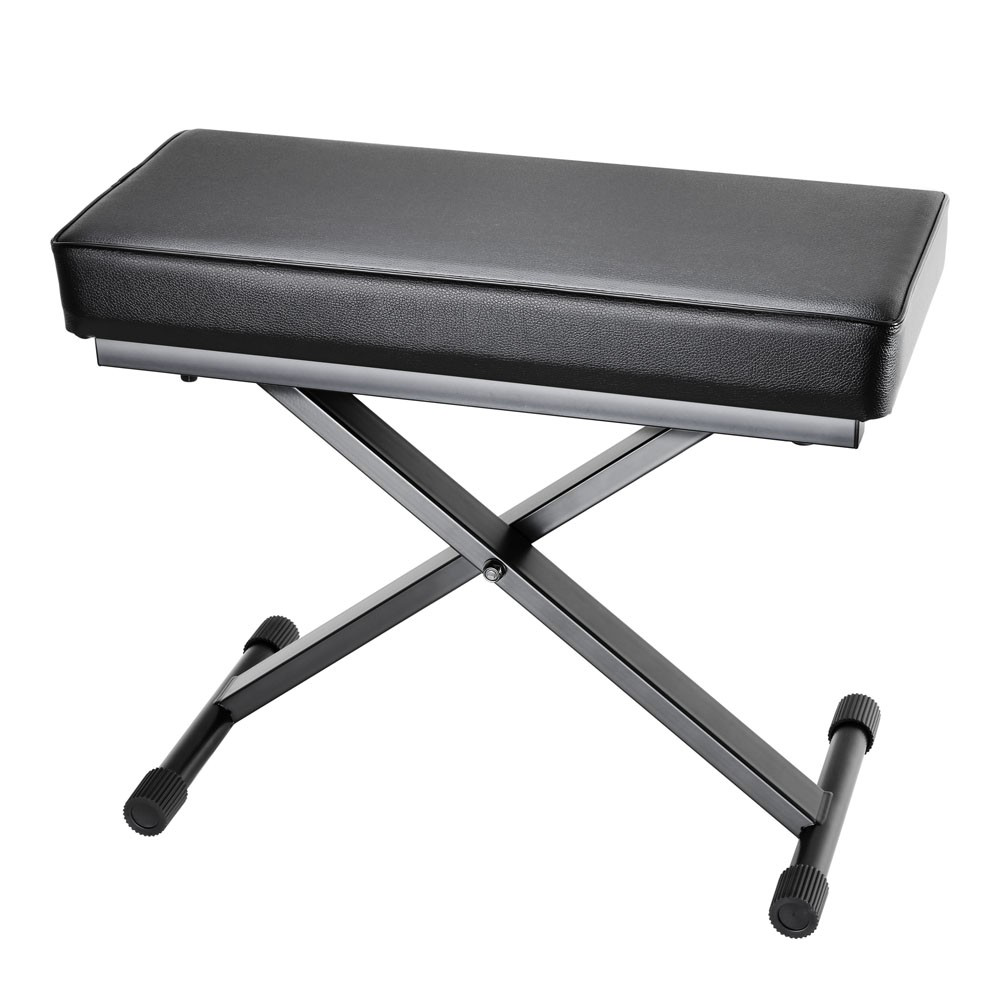 Adam Hall SKT 17 Banqueta de teclado plegable con acolchado extragrueso SKT 17