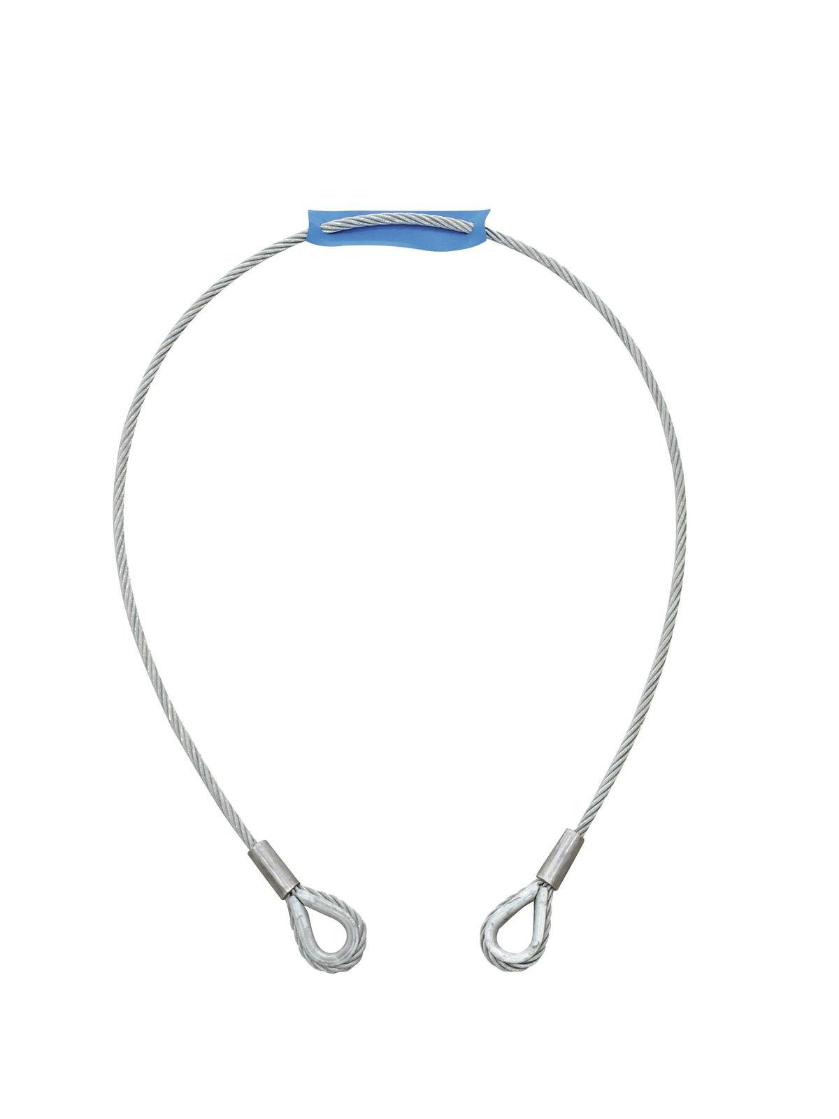Eurolite Cable de Acero Seguridad Silver 1000x6mm de Acero Seguridad Silver 1000x6mm