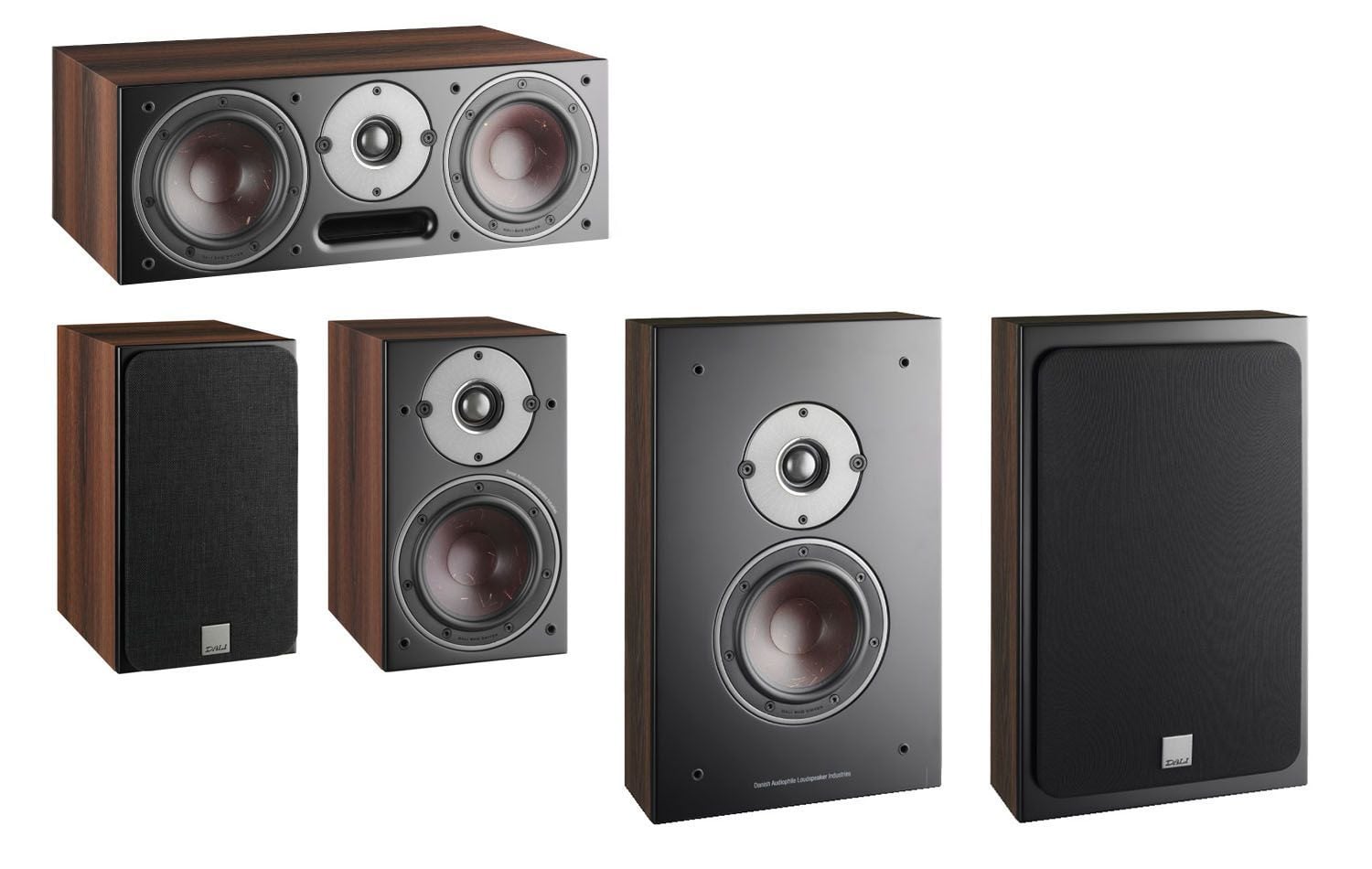 Dali Oberon 1 On-Wall Cinema Pack Walnut Altavoces Home Cinema Oberon 1 On-Wall Cinema Pack Walnut Home