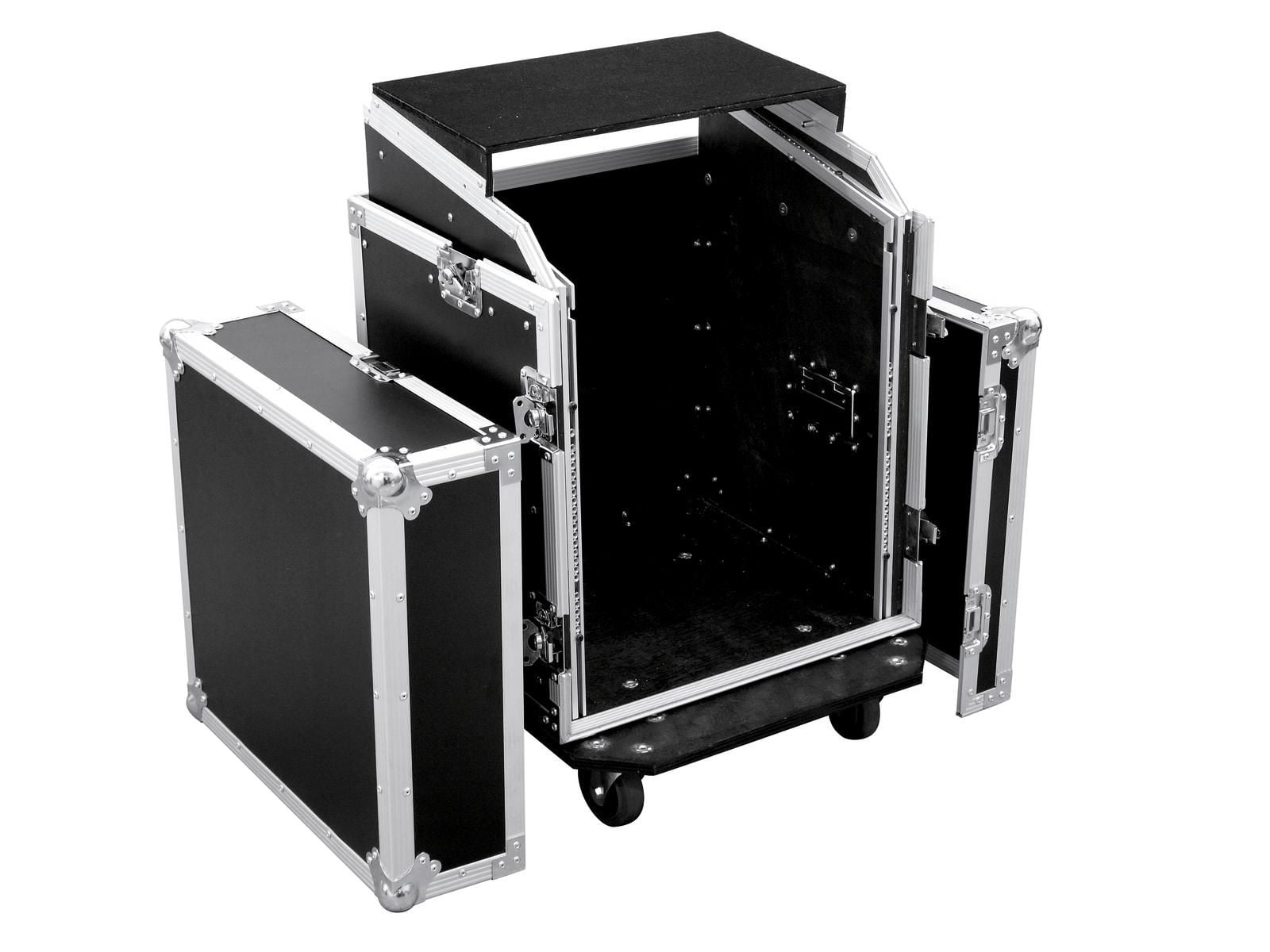 Roadinger Special Combo Case LS5 Laptop Desk 12U Rack con Bandeja Special Combo Case LS5 Laptop Desk 12U