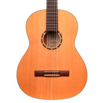 Ortega r122sn-l. guitarra clásica para zurdos + funda