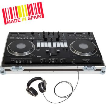 Walkasse wc-ddjrev7-esp flight case controlador pioneer ddjrev7 plata