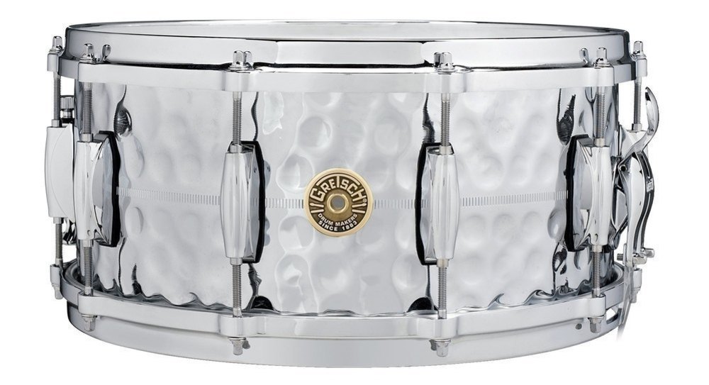 Gretsch Drums GR820434 Caja USA Hammered Chrome Over Brass 14x6,5" Caja USA Hammered Chrome Over Brass 14x6,5 Pulgada